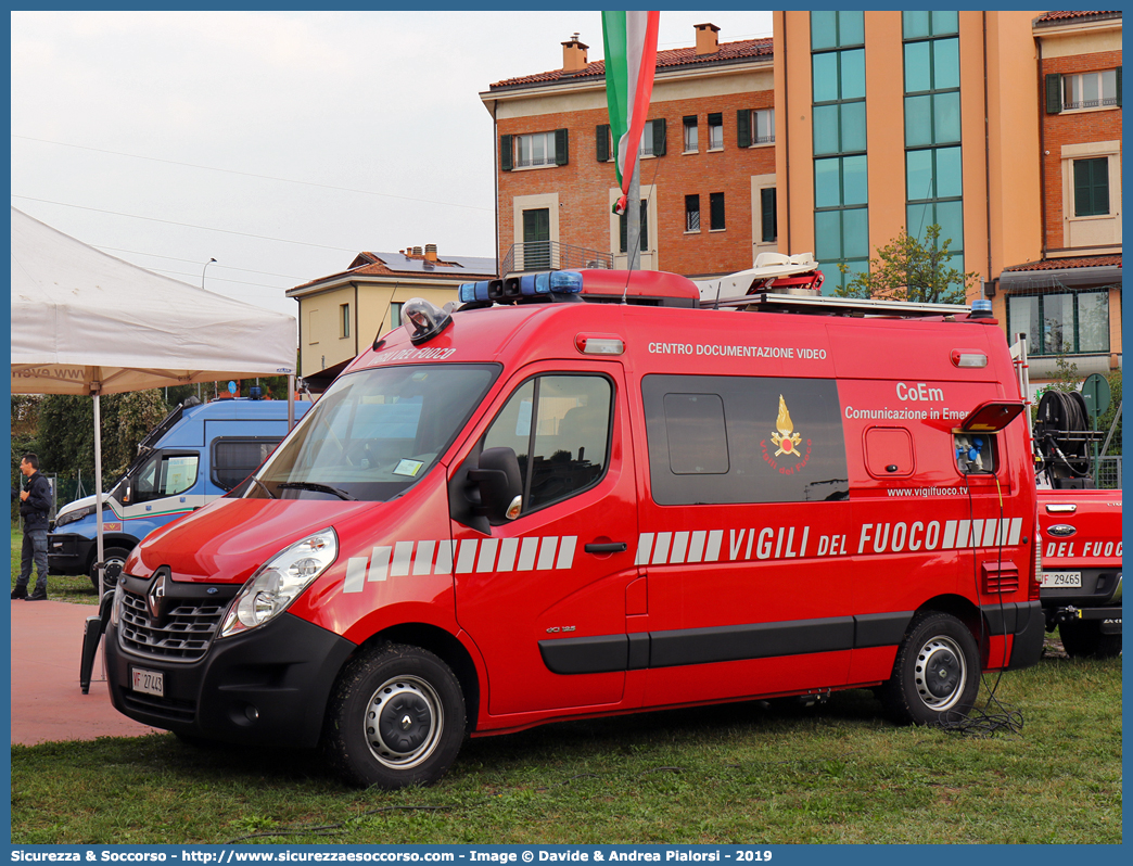 VF 27443
Corpo Nazionale Vigili del Fuoco
Nucleo Videodocumentazione
Renault Master IV serie
Allestitore Autocarrozzeria Roma
Parole chiave: Corpo;Nazionale;Vigili del Fuoco;Vigili;Fuoco;Volkswagen;Renault;Master;Videodocumentazione;Video;Documentazione;Comunicazione