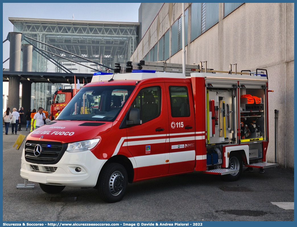 -
Corpo Nazionale Vigili del Fuoco
Mercedes Benz Sprinter III serie
Allestitore DiviTec S.r.l.
Parole chiave: Corpo;Nazionale;Vigili del Fuoco;Vigili;Fuoco;Polisoccorso;Mercedes;Benz;Sprinter;Divitec