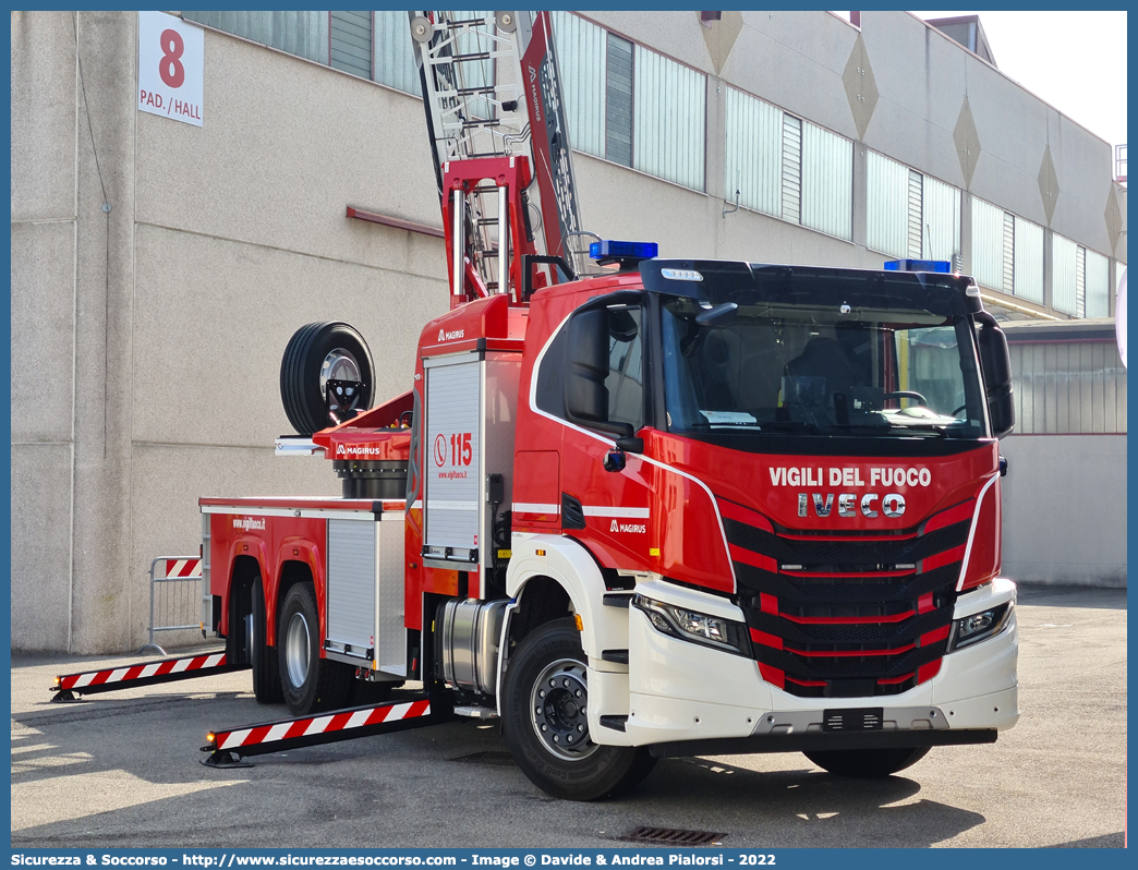 -
Corpo Nazionale Vigili del Fuoco
Iveco S-Way 480
Allestitore Magirus
Parole chiave: VVF;V.V.F.;Corpo;Nazionale;Vigili;del;Fuoco;AutoScala;AS;Iveco;S-Way;480;42 metri;Magirus