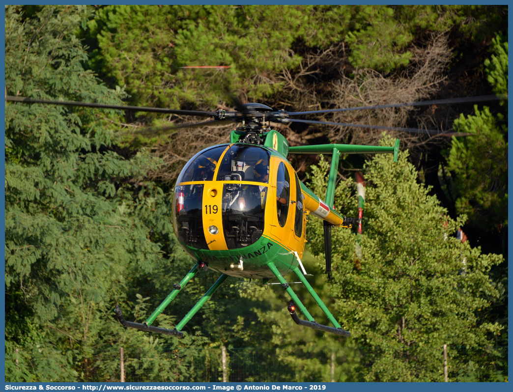 MM81139 / GdiF 119
Guardia di Finanza
R.O.A.N. Componente Aerea
Nardi Hughes NH500 MD 
Parole chiave: GdiF;G.D.F.;GDF;Guardia;di;Finanza;R.O.A.N.;ROAN;Componente;Aerea;Nardi;Hughes;NH500