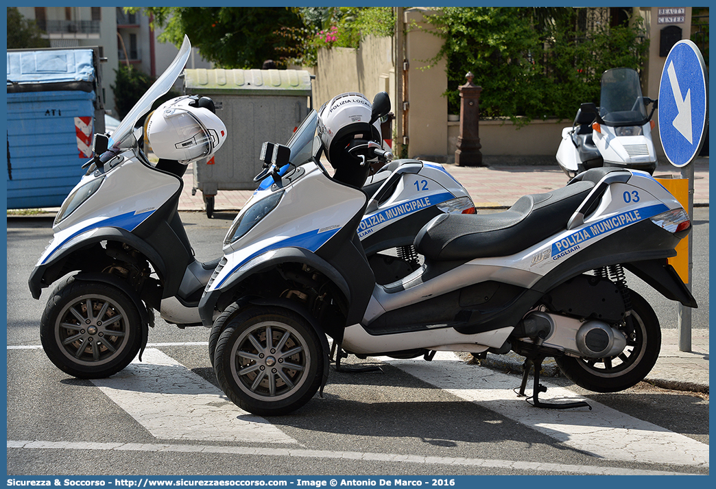 -
Polizia Municipale
Comune di Cagliari
Piaggio MP3
Parole chiave: PL;PM;P.L.;P.M.;Polizia;Locale;Municipale;Cagliari;Piaggio;MP3