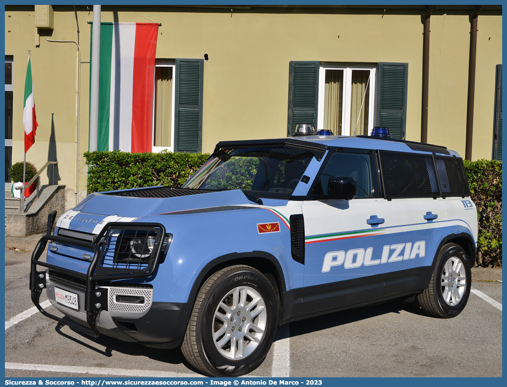 Polizia M9348
Polizia di Stato
Reparto Mobile
Land Rover New Defender 110 II serie
Allestitore Elevox S.r.l.
Parole chiave: PS;P.S.;Polizia;Polizia di Stato;Reparto Mobile;Land Rover;Defender;110;Elevox