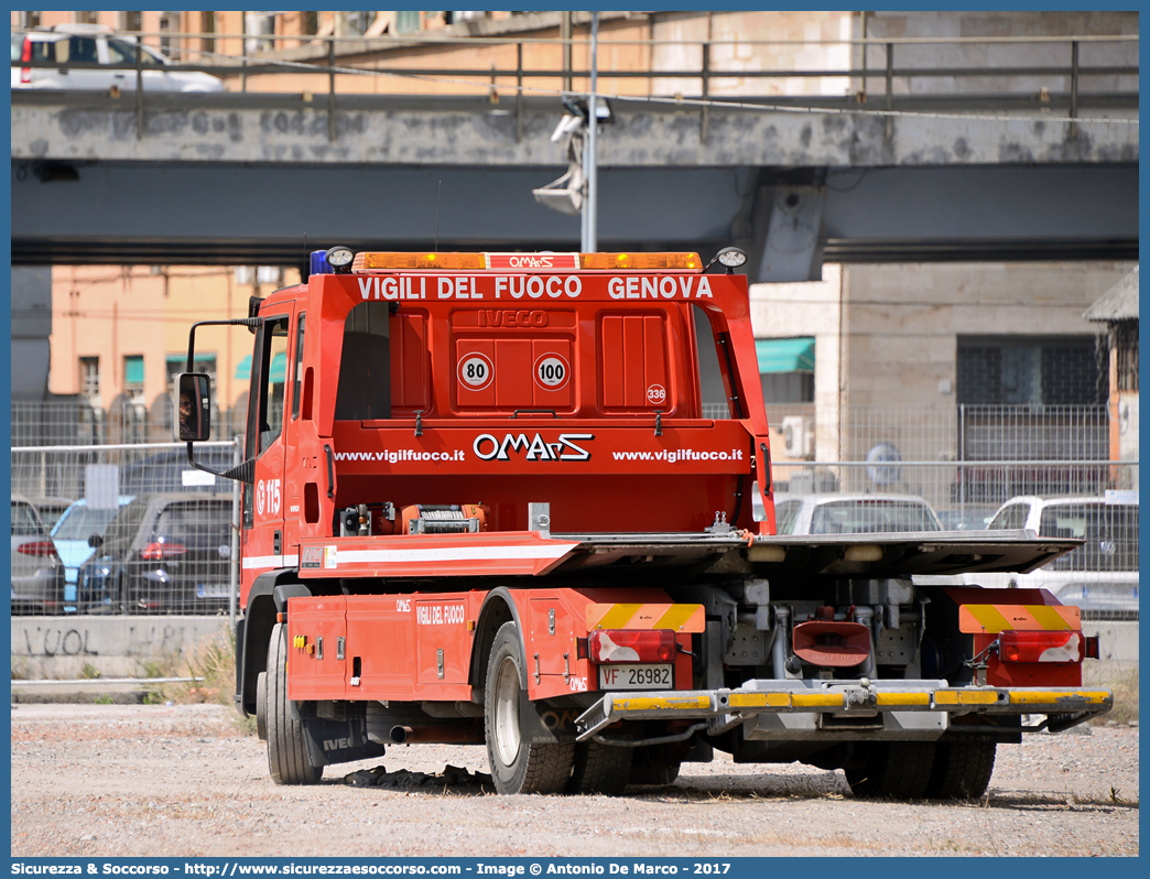 VF 26982
Corpo Nazionale Vigili del Fuoco
Iveco EuroCargo 120E23 I serie
Allestitore OMArS S.p.A.
Parole chiave: VF;V.F.;VVF;V.V.F.;Corpo;Nazionale;Vigili del Fuoco;Vigili;Fuoco;Iveco;EuroCargo;Omars;Carro Attrezzi;Carro Soccorso;120E23;120E 23;120 E23;120 E 23;26982