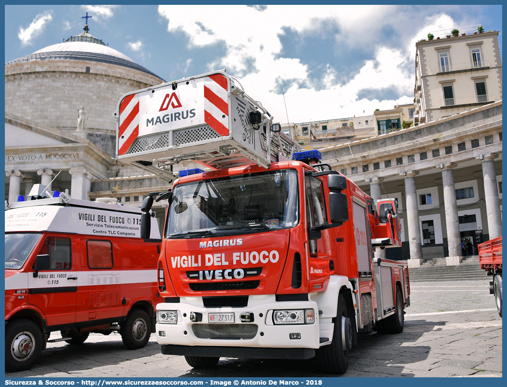 VF 27317
Corpo Nazionale Vigili del Fuoco
Iveco 160E32 EuroCargo III serie
Allestitore Magirus
Parole chiave: VVF;V.V.F.;Corpo;Nazionale;Vigili;del;Fuoco;AutoScala;AS;Iveco;160E32;EuroCargo;Magirus