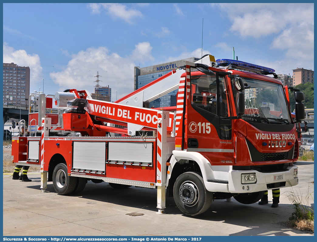 VF 28374
Corpo Nazionale Vigili del Fuoco
Iveco 110-220L EuroCargo IV serie
Allestitore Multitel Pagliero S.p.A.
Parole chiave: VF;V.F.;VVF;V.V.F.;Corpo;Nazionale;Vigili del Fuoco;Vigili;Fuoco;AutoScala;AS;Snorkel;Iveco;110-220L;110 - 220 L;EuroCargo;Multitel;Pagliero