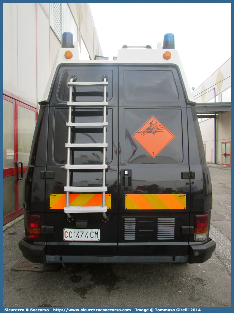 CC 474CM
Arma dei Carabinieri
Artificieri Antisabotaggio
Fiat Ducato I serie
Parole chiave: CC;C.C.;Arma;Carabinieri;Arma dei Carabinieri;Artificieri;Antisabotaggio;Fiat;Ducato;474CM