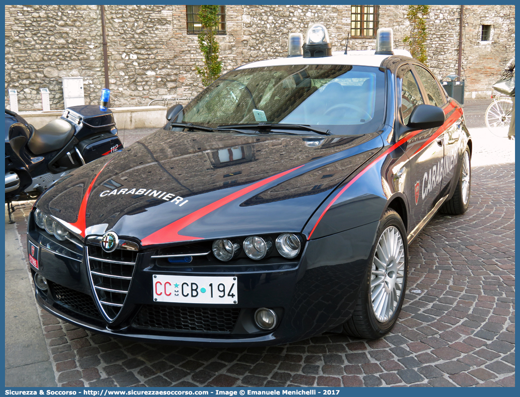 CC CB194
Arma dei Carabinieri
Alfa Romeo 159
Parole chiave: CC;C.C.;Arma;dei;Carabinieri;Alfa;Romeo;159;Radiomobile