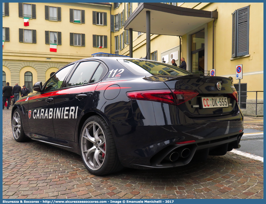 CC DK555
Arma dei Carabinieri
Alfa Romeo Nuova Giulia Quadrifoglio
Parole chiave: CC;C.C.;Arma;dei;Carabinieri;Alfa;Romeo;Nuova;Giulia;Quadrifoglio