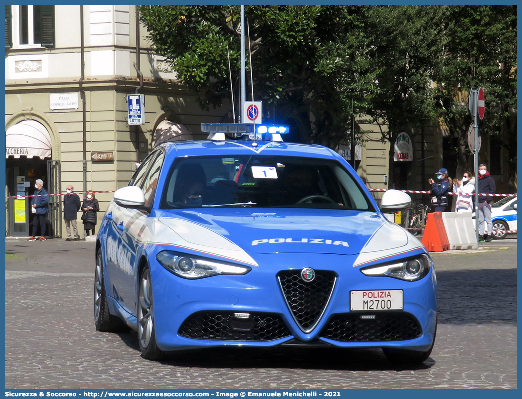 Polizia M2700
Polizia di Stato
Polizia Stradale
Alfa Romeo Nuova Giulia Veloce
Parole chiave: Polizia di Stato;Polizia;PS;Polizia Stradale;Alfa;Romeo;Nuova;Giulia;Veloce