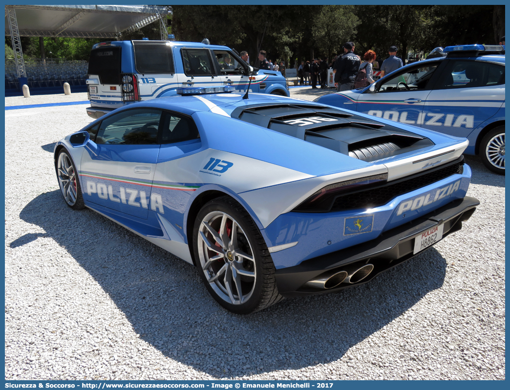 Polizia H8862
Polizia di Stato
Polizia Stradale
Lamborghini Huracán LP 610-4
(variante)
Parole chiave: PS;P.S.;Polizia;di;Stato;Stradale;Lamborghini;Huracán;LP 610-4