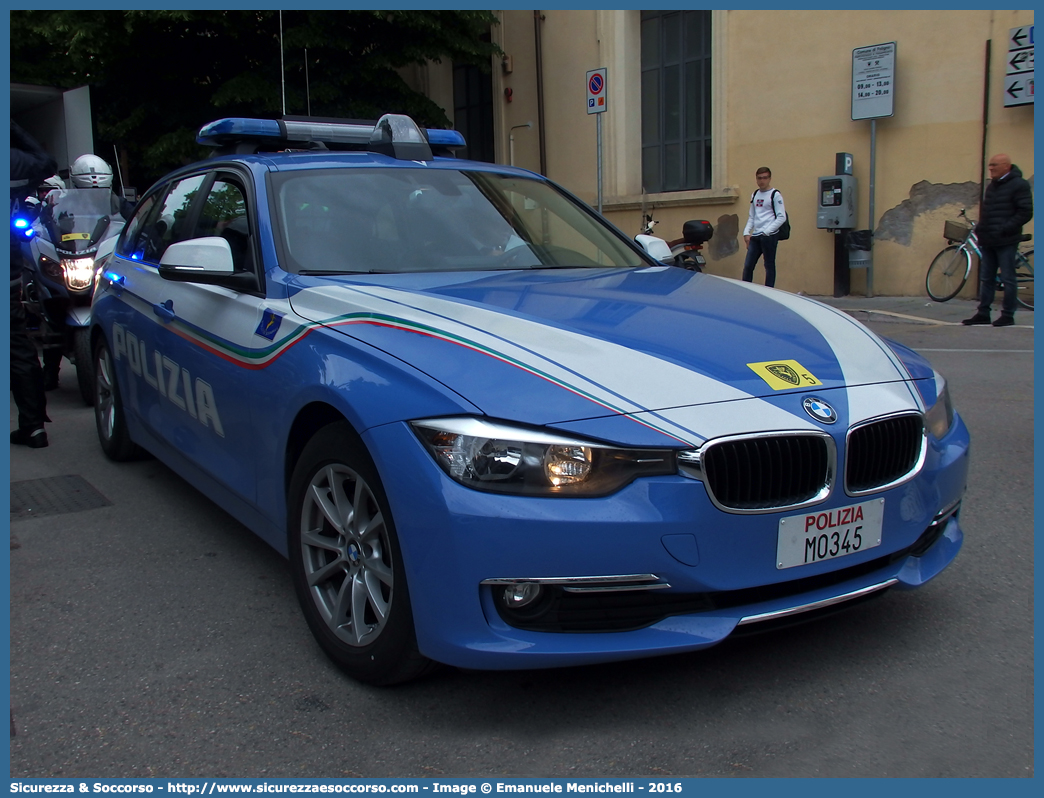 Polizia M0345
Polizia di Stato
Polizia Stradale
Bmw Serie 3 F31 Touring
Allestitore Carrozzeria Marazzi S.r.l.
Parole chiave: PS;P.S.;Polizia;di;Stato;Stradale;Bmw;Serie 3;F31;F 31;Touring;Marazzi