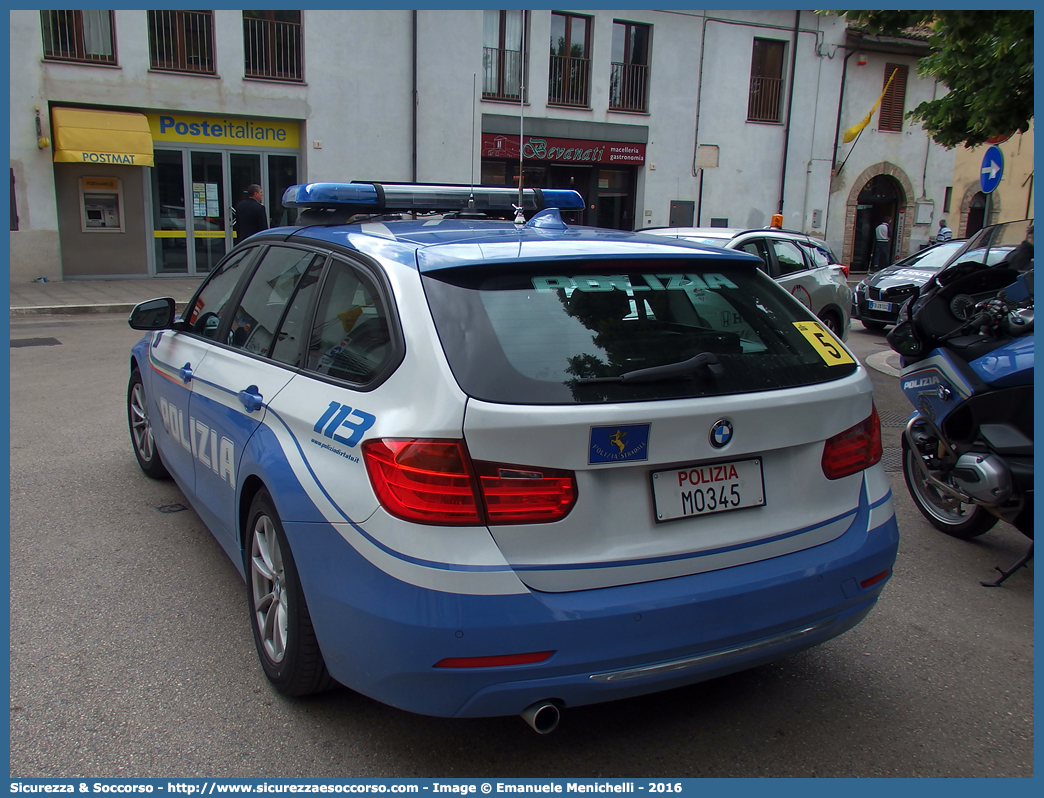 Polizia M0345
Polizia di Stato
Polizia Stradale
Bmw Serie 3 F31 Touring
Allestitore Carrozzeria Marazzi S.r.l.
Parole chiave: PS;P.S.;Polizia;di;Stato;Stradale;Bmw;Serie 3;F31;F 31;Touring;Marazzi