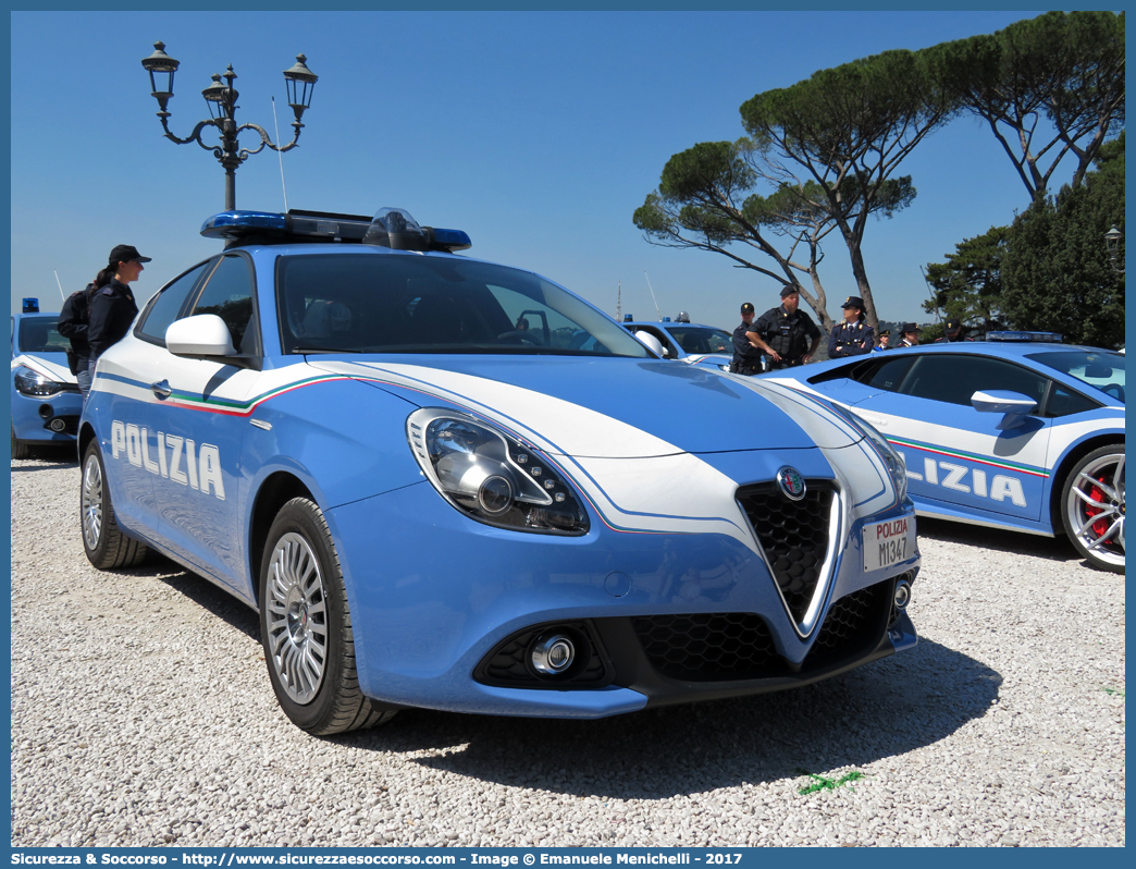 Polizia M1347
Polizia di Stato
Alfa Romeo Nuova Giulietta
I serie II restyling
Allestitore Nuova Carrozzeria Torinese S.r.l.
Parole chiave: PS;P.S.;Polizia;di;Stato;Alfa;Romeo;Giulietta;Nct;Nuova;Carrozzeria;Torinese