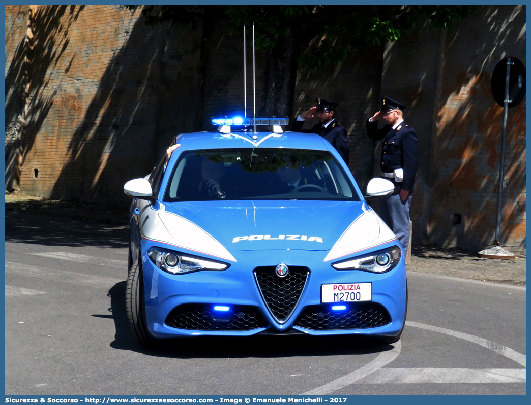 Polizia M2700
Polizia di Stato
Polizia Stradale
Alfa Romeo Nuova Giulia Veloce
Parole chiave: Polizia di Stato;Polizia;PS;Polizia Stradale;Alfa;Romeo;Nuova;Giulia;Veloce