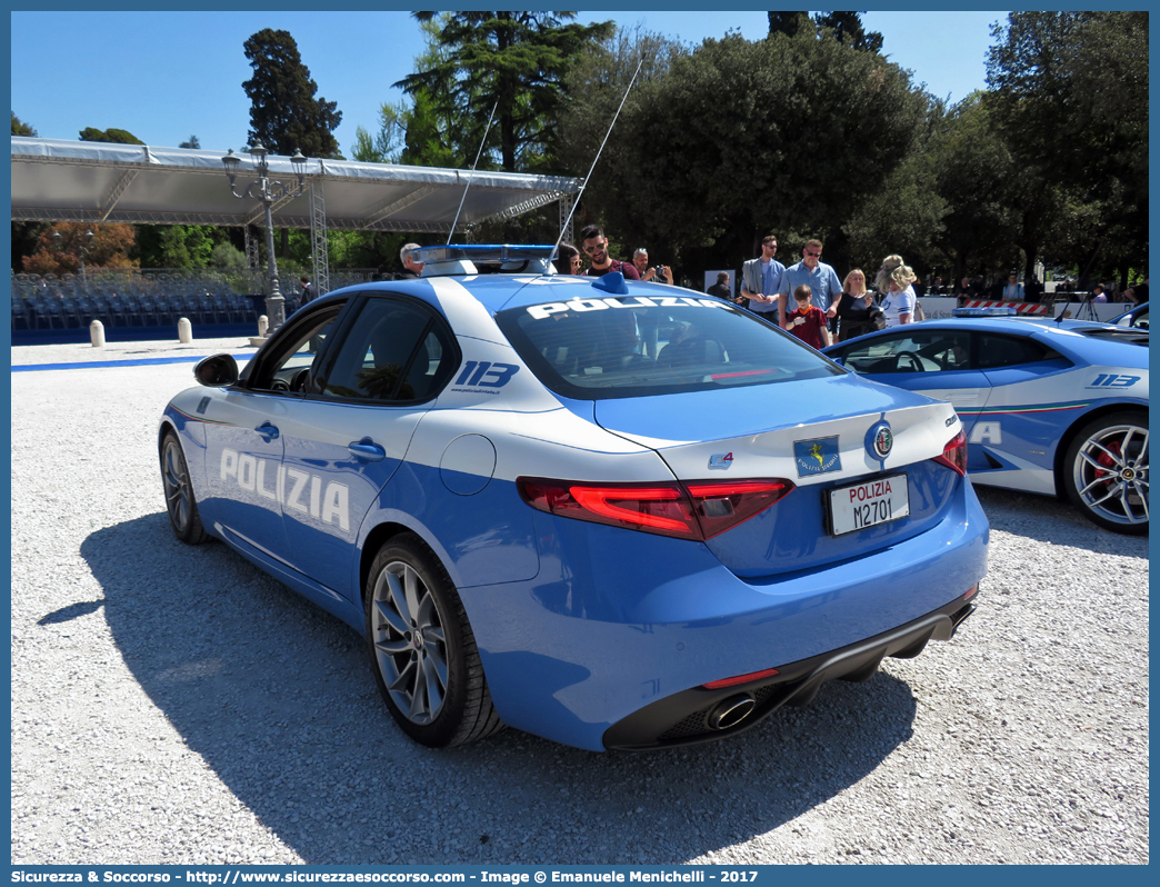 Polizia M2701
Polizia di Stato
Polizia Stradale
Alfa Romeo Nuova Giulia Veloce
Parole chiave: Polizia di Stato;Polizia;PS;Polizia Stradale;Alfa;Romeo;Nuova;Giulia;Veloce