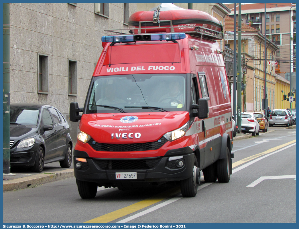 VF 27697
Corpo Nazionale Vigili del Fuoco
Nucleo Soccorso Subacqueo e Acquatico
Iveco Daily 70-170 VI serie
Allestitore DiviTec S.r.l.
Parole chiave: Corpo;Nazionale;Vigili del Fuoco;Vigili;Fuoco;Iveco;Daily;70-170;70 - 170;NSSA;N.S.S.A.;Soccorso;Subacqueo;Acquatico;Sommozzatori;Subacquei