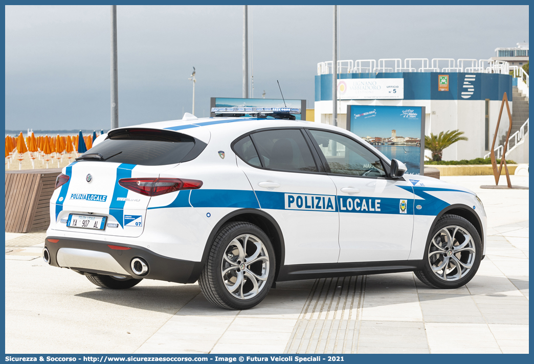 Polizia Locale YA907AL
Polizia Locale
Comune di Lignano Sabbiadoro
Alfa Romeo Stelvio
Allestitore Futura Veicoli Speciali
Parole chiave: Polizia;Locale;Comunale;Municipale;Lignano;Sabbiadoro;Alfa;Romeo;Stelvio;Futura;Veicoli;Speciali