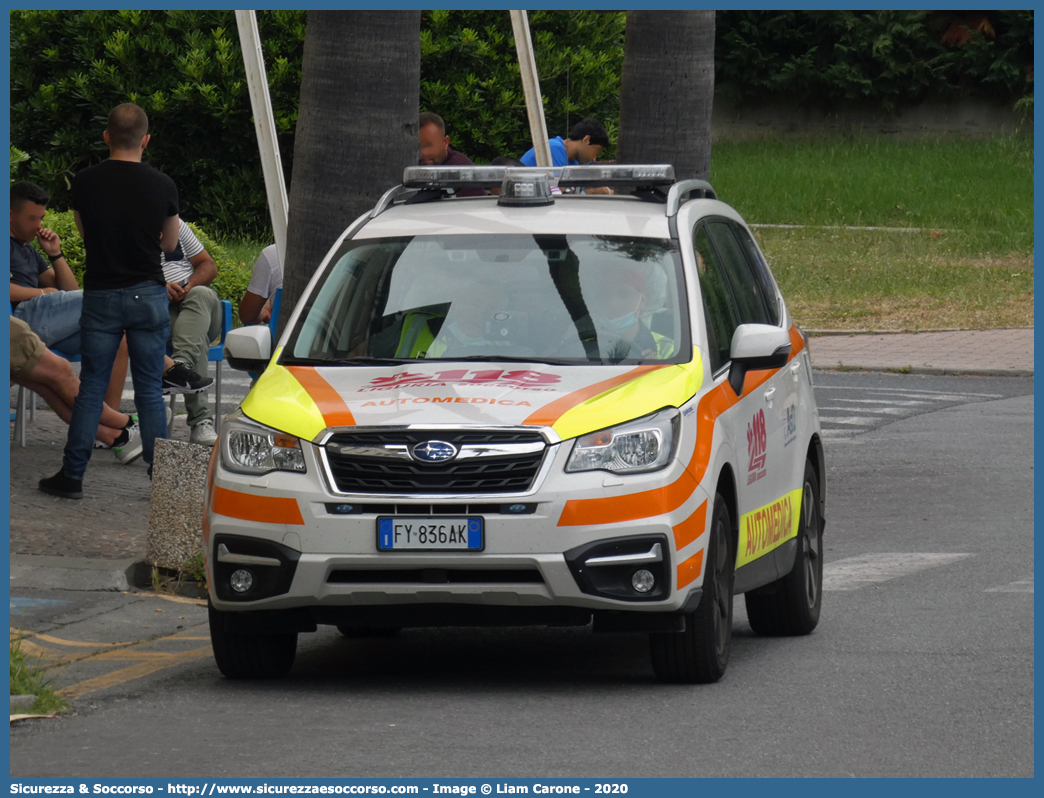 SIERRA 1
118 Savona Soccorso
Subaru Forester VI serie restyling
Allestitore Bertazzoni S.r.l.
Parole chiave: 118;Savona;Soccorso;Automedica;Subaru;Forester;Bertazzoni