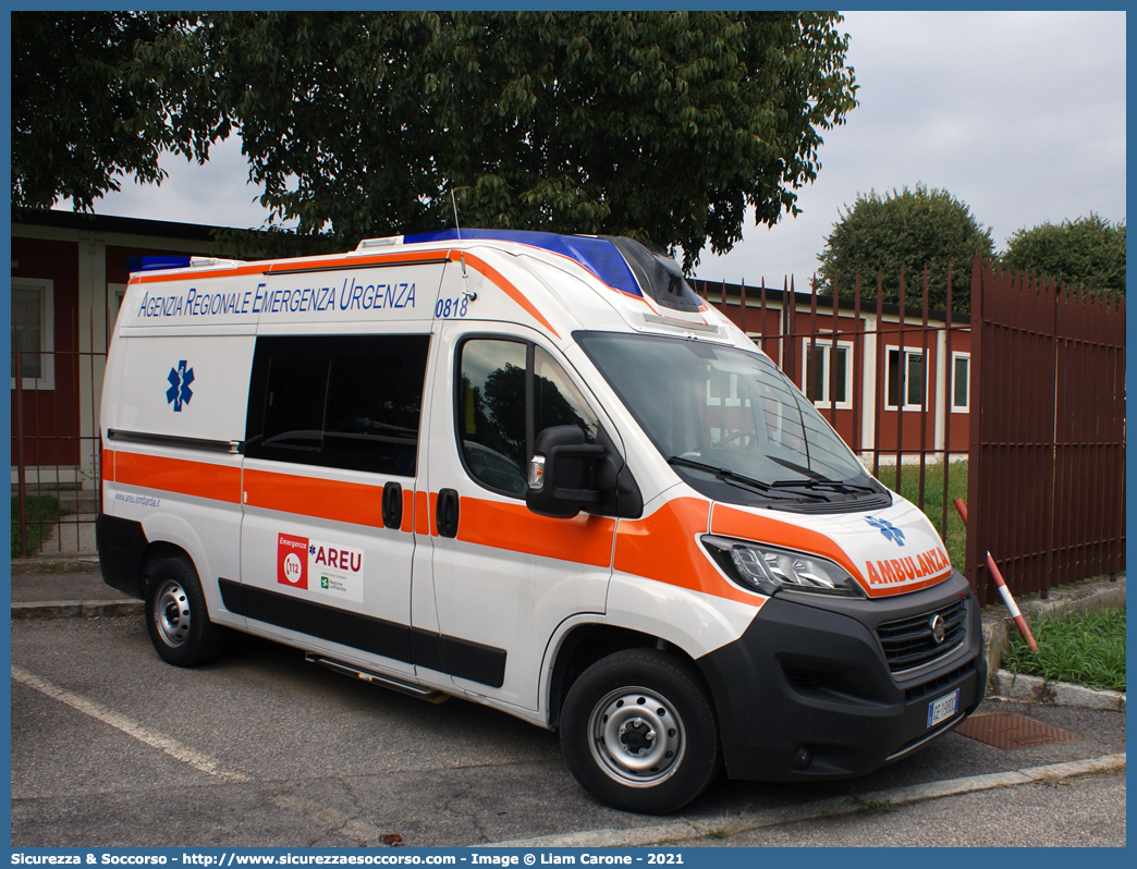 0818
118 Agenzia Regionale Emergenza Urgenza
Regione Lombardia
Fiat Ducato III serie II restyling
Allestitore Orion S.r.l.
Parole chiave: 118;AREU;A.R.E.U.;S.S.U.Em.;SSUEm;Lombardia;Ambulanza;Fiat;Ducato;ORION