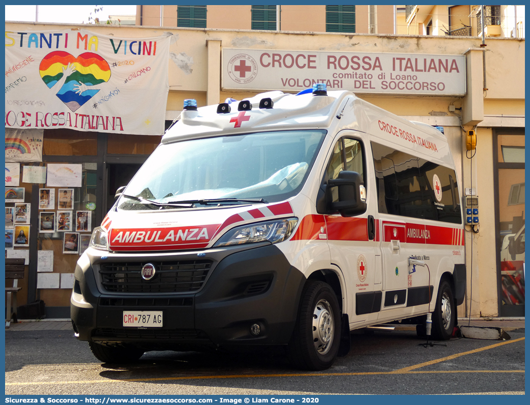 CRI 787AG
Croce Rossa Italiana
Loano (SV)
Fiat Ducato III serie II restyling
Allestitore Ambitalia S.p.A.
Parole chiave: CRI;C.R.I.;Croce;Rossa;Italiana;Fiat;Ducato;X290;Loano;Ambitalia