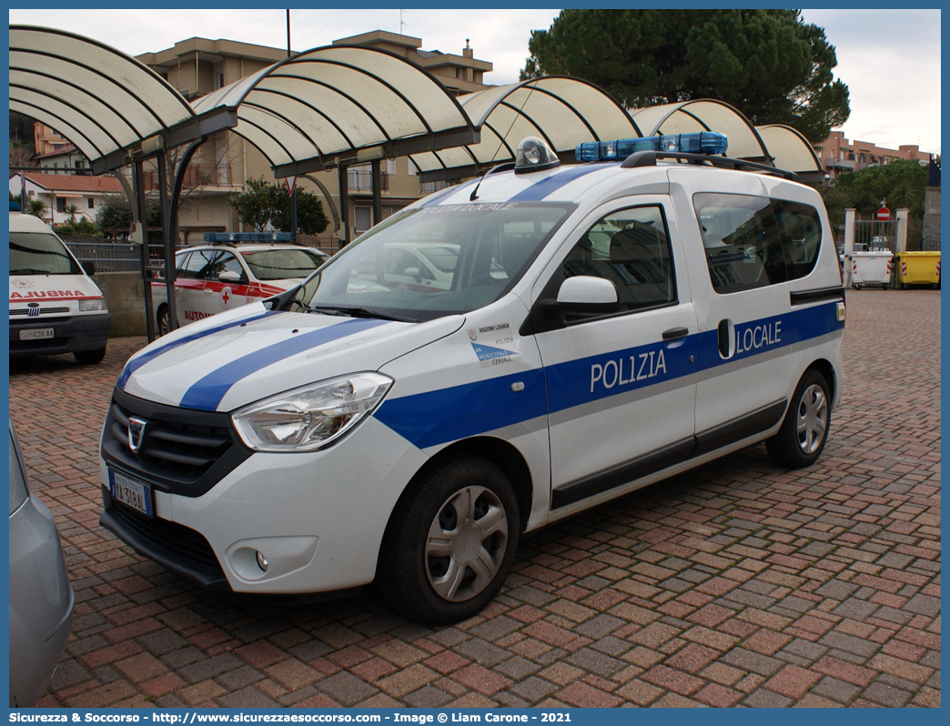 Polizia Locale YA318AL
Polizia Locale
Comune di Ceriale
Dacia Dokker I serie
Parole chiave: Polizia;Municipale;Locale;Savona;Ceriale;Dacia;Dokker