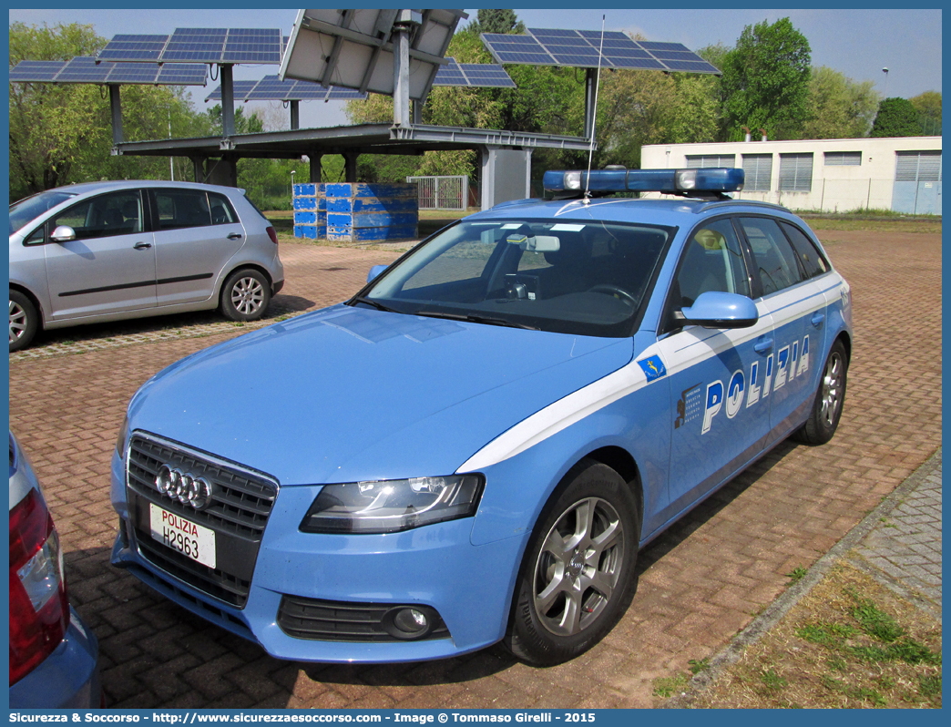 Polizia H2963
Polizia di Stato
Polizia Stradale
Autostrada Bs/Vr/Vi/Pd S.p.A.
Audi A4 Avant IV serie
Parole chiave: PS;P.S.;Polizia;di;Stato;Stradale;Autostrada;Autostradale;Serenissima;Audi;A4;Avant;Brescia;Verona;Vicenza;Padova