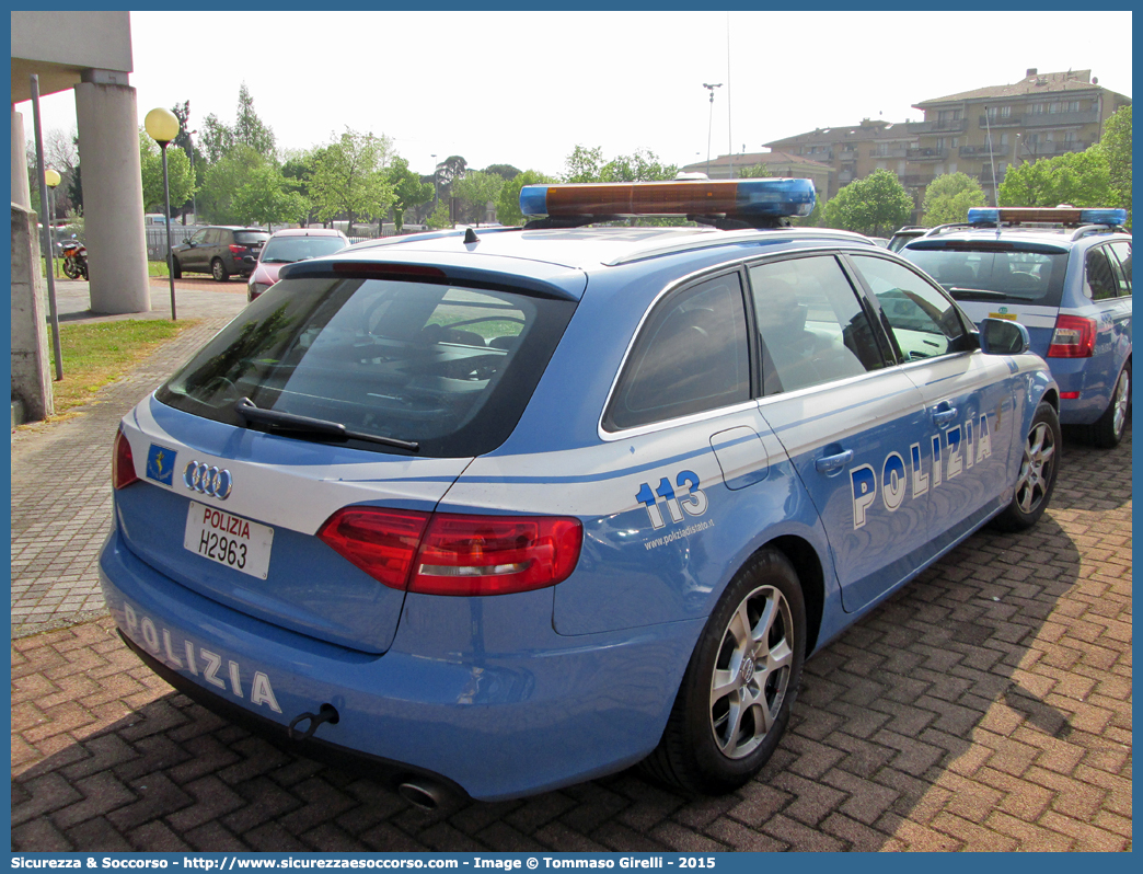 Polizia H2963
Polizia di Stato
Polizia Stradale
Autostrada Bs/Vr/Vi/Pd S.p.A.
Audi A4 Avant IV serie
Parole chiave: PS;P.S.;Polizia;di;Stato;Stradale;Autostrada;Autostradale;Serenissima;Audi;A4;Avant;Brescia;Verona;Vicenza;Padova