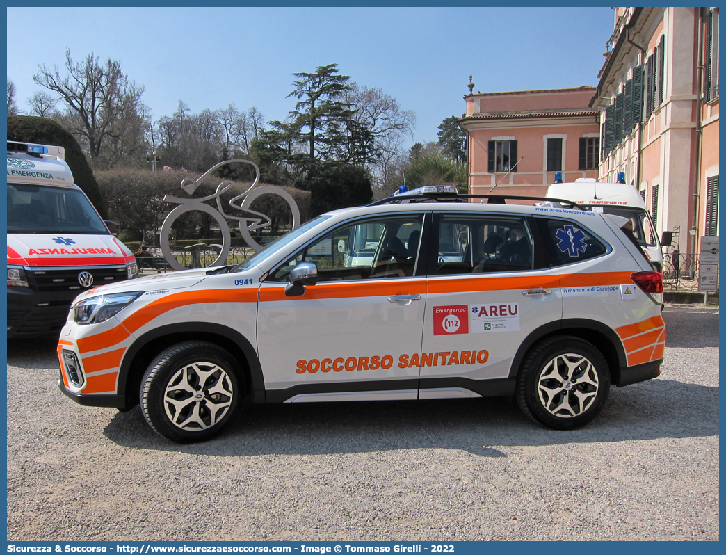 0941
118 Agenzia Regionale Emergenza Urgenza
Regione Lombardia
Subaru Forester e-Boxer
Allestitore Bertazzoni S.r.l.
Parole chiave: 118;AREU;A.R.E.U.;S.S.U.Em.;SSUEm;Lombardia;Automedica;Subaru;Forester;e-boxer;Bertazzoni