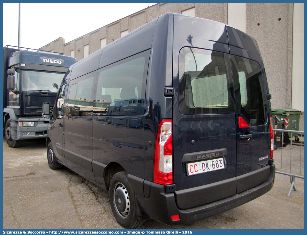 CC DK683
Arma dei Carabinieri
Renault Master IV serie
Parole chiave: CC;C.C.;Arma;dei;Carabinieri;Renault;Master