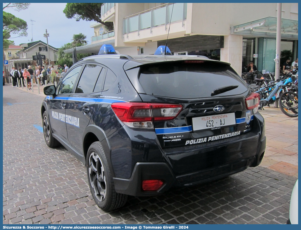 Polizia Penitenziaria 452AJ
Polizia Penitenziaria
Nucleo Traduzioni e Piantonamenti
Subaru XV E-Boxer
Parole chiave: PolPen;Pol.Pen.;AdiC;A.diC.;Agenti;di;Custodia;Polizia;Penitenziaria;Subaru;XV