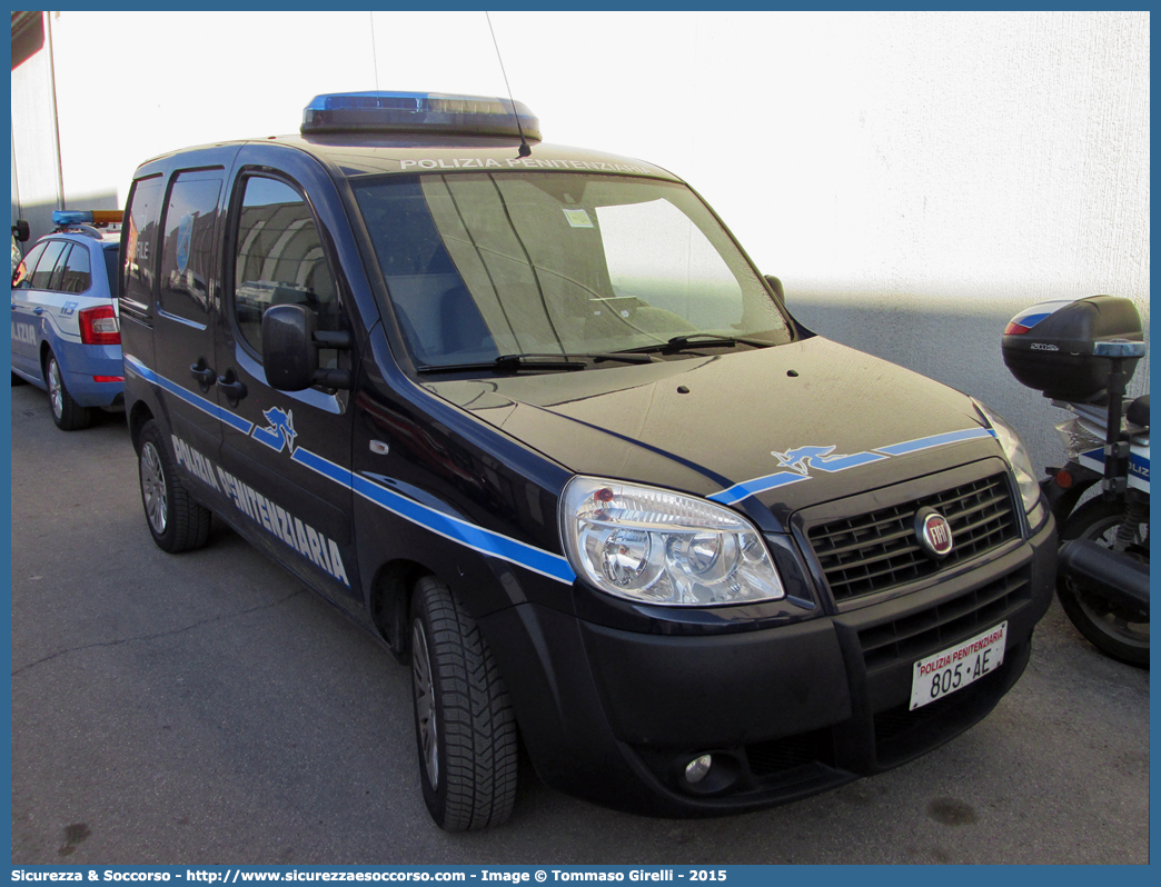 Polizia Penitenziaria 805AE
Polizia Penitenziaria
Servizio Cinofili
Fiat Doblò I serie restyling
Parole chiave: Polizia;Penitenziaria;Servizio;Cinofili;Fiat;Doblò