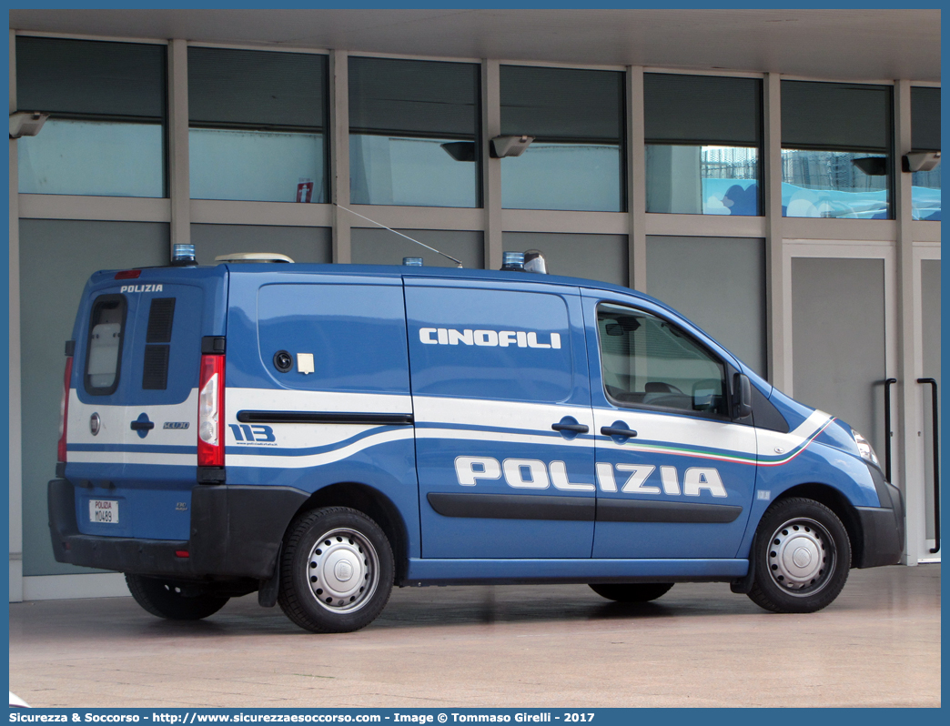 Polizia M0489
Polizia di Stato
Servizio Cinofili
Fiat Scudo IV serie
Allestitore Elevox S.r.l.
Parole chiave: PS;P.S.;Polizia;Stato;Servizio;Cinofili;Fiat;Scudo;Elevox