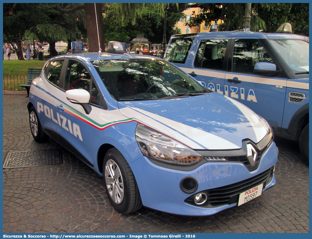 Polizia M0597
Polizia di Stato
Renault Clio VI serie
Allestitore Focaccia Group S.r.l.
Parole chiave: PS;P.S.;Polizia;di;Stato;Pubblica;Sicurezza;Renault;Clio;Focaccia