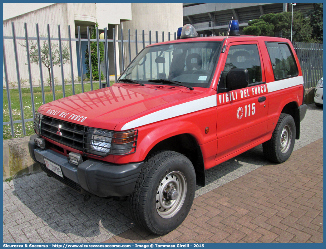 VF 20789
Corpo Nazionale Vigili del Fuoco
Mitsubishi Pajero SWB II serie
Parole chiave: VVF;V.V.F.;Corpo;Nazionale;Vigili;del;Fuoco;Mitsubishi;Pajero;SWB