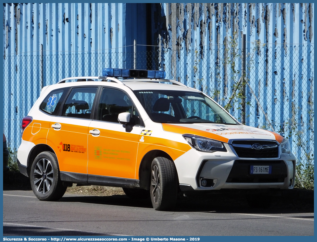 PRA050
118 Parma Soccorso
Subaru Forester XT VI serie restyling
Allestitore Ambitalia S.p.A.
Parole chiave: 118;Parma;Soccorso;Subaru;Forester;Ambitalia