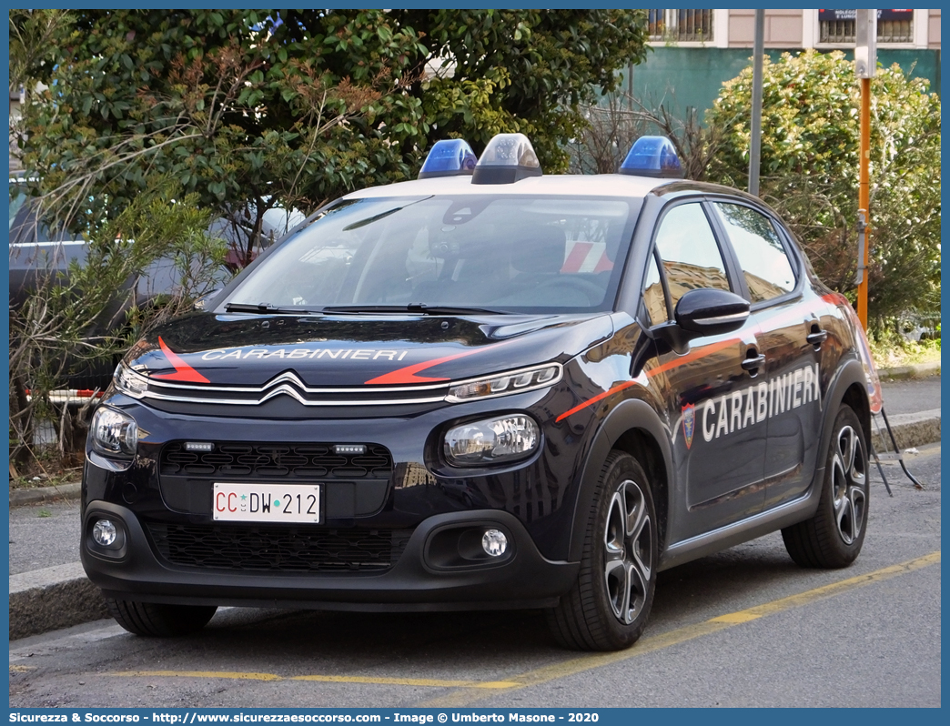 CC DW212
Arma dei Carabinieri
Comando Unità per la Tutela Forestale, 
Ambientale e Agroalimentare
Citroen C3 III serie
Allestitore Focaccia Group S.r.l.
Parole chiave: CC;C.C.;Arma;dei;Carabinieri;Comando;Unità;per;la;Tutela;Forestale;Ambientale;Agroalimentare;Citroen;C3;Focaccia