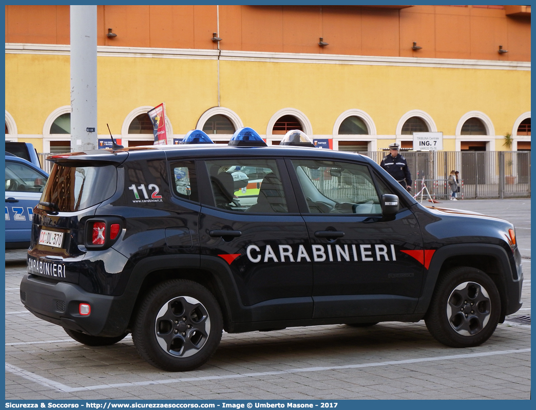 CC DL370
Arma dei Carabinieri
Jeep Renegade I serie
(I fornitura)
Parole chiave: CC;C.C.;Arma;dei;Carabinieri;Jeep;Renegade