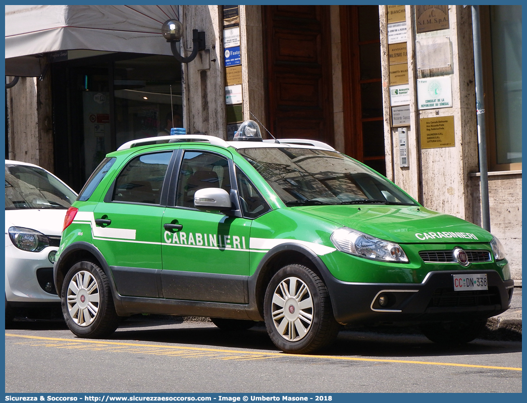 CC DN338
Arma dei Carabinieri
Comando Unità per la Tutela Forestale, 
Ambientale e Agroalimentare
Fiat Sedici II serie
Parole chiave: CC;C.C.;Arma;dei;Carabinieri;Comando;Unità;per;la;Tutela;Forestale;Ambientale;Agroalimentare;Fiat;Sedici