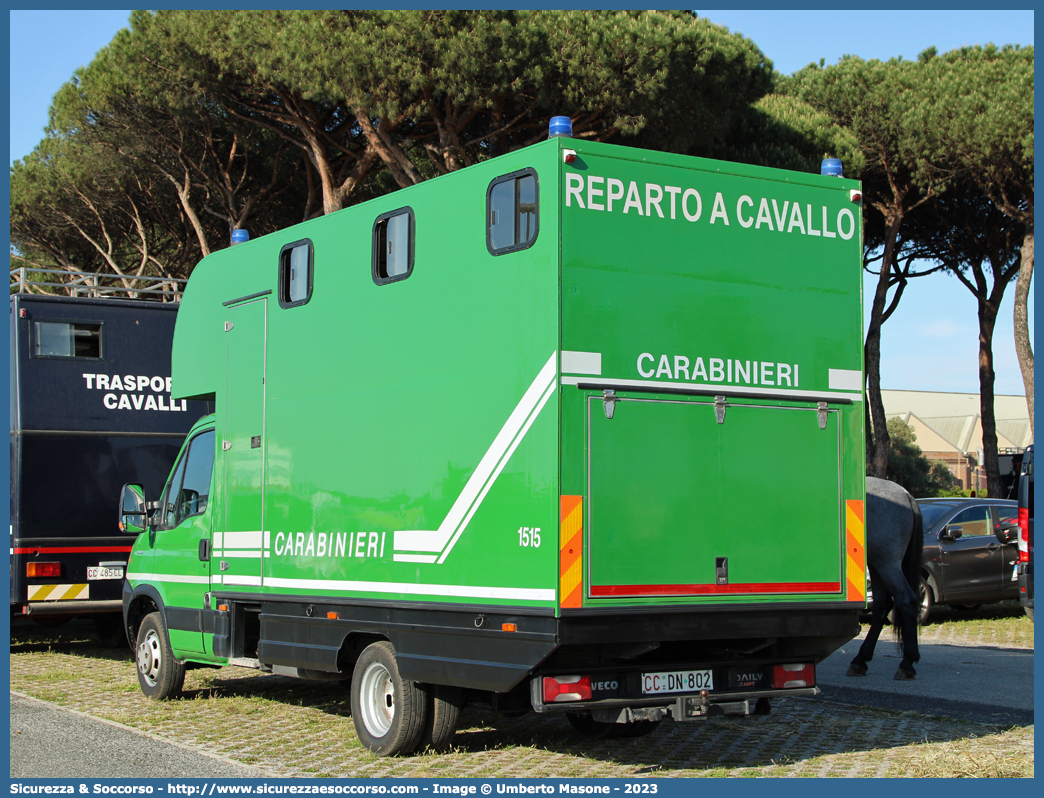 CC DN802
Arma dei Carabinieri
Comando Unità per la Tutela Forestale, 
Ambientale e Agroalimentare
Iveco Daily IV serie
Parole chiave: CC;C.C.;Arma;dei;Carabinieri;Comando;Unità;per;la;Tutela;Forestale;Ambientale;Agroalimentare;Iveco;Daily