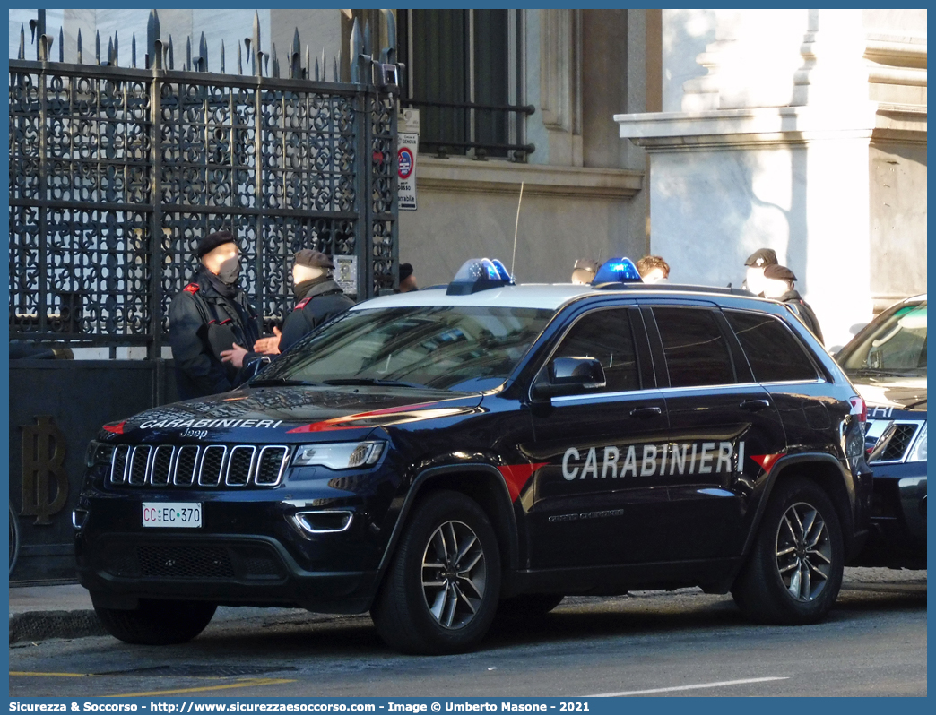 CC EC370
Arma dei Carabinieri
Comando Carabinieri Banca d'Italia
Jeep Grand Cherokee V serie
Parole chiave: CC;C.C.;Arma;dei;Carabinieri;Comando;Banca;d&#039;Italia;Banca d Italia;Jeep;Cherokee