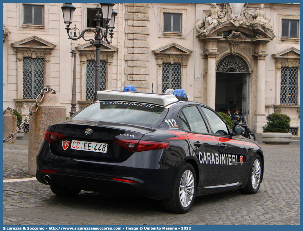 CC EE448
Arma dei Carabinieri
Alfa Romeo Nuova Giulia
Parole chiave: CC;C.C.;Arma;dei;Carabinieri;Alfa;Romeo;Nuova;Giulia