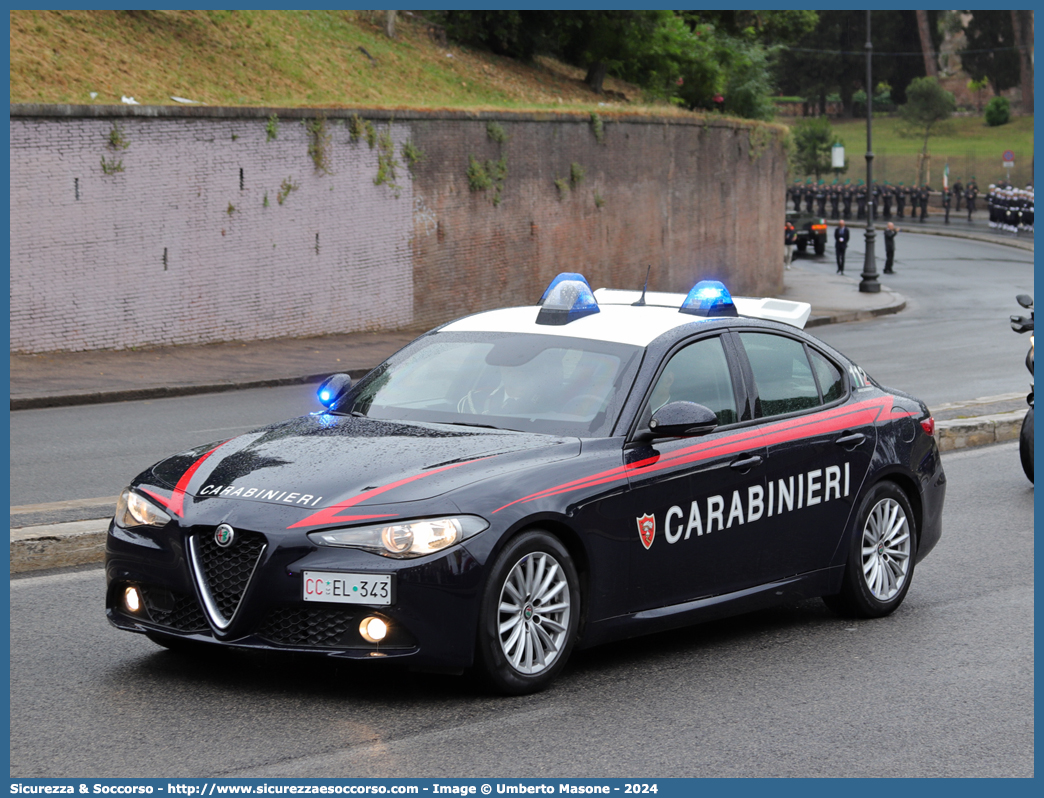 CC EL343
Arma dei Carabinieri
Alfa Romeo Nuova Giulia
Parole chiave: CC;C.C.;Arma;dei;Carabinieri;Alfa;Romeo;Nuova;Giulia