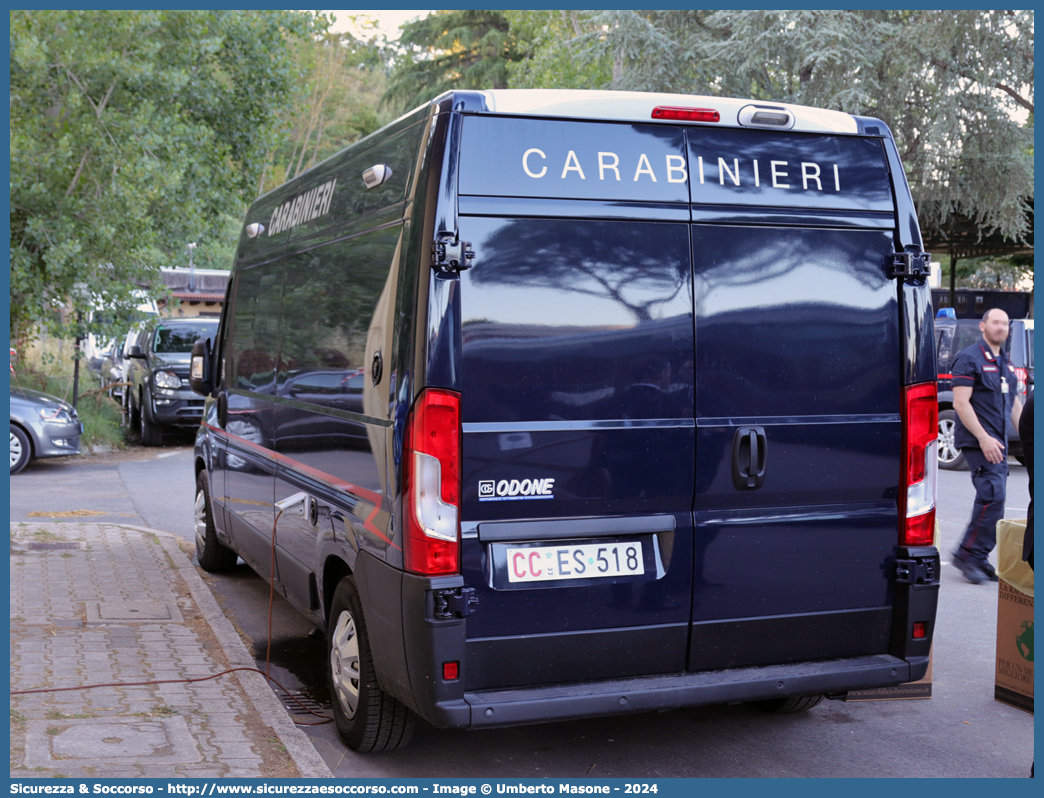 CC ES518
Arma dei Carabinieri
Peugeot Boxer III serie restyling
Autoristoro
Allestitore Odone S.r.l.
Parole chiave: CC;C.C.;Arma;dei;Carabinieri;Peugeot;Boxer;Autoristoro;Odone