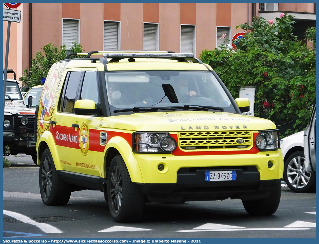 9-02
Corpo Nazionale
Soccorso Alpino e Speleologico
Delegazione Alpina
XXIII Liguria di Ponente
Stazione di La Spezia
Land Rover Discovery 4
Parole chiave: CNSAS;C.N.S.A.S.;Corpo;Nazionale;Soccorso;Alpino;Speleologico;Liguria;SASL;S.A.S.L.;La Spezia;Land;Rover;Discovery