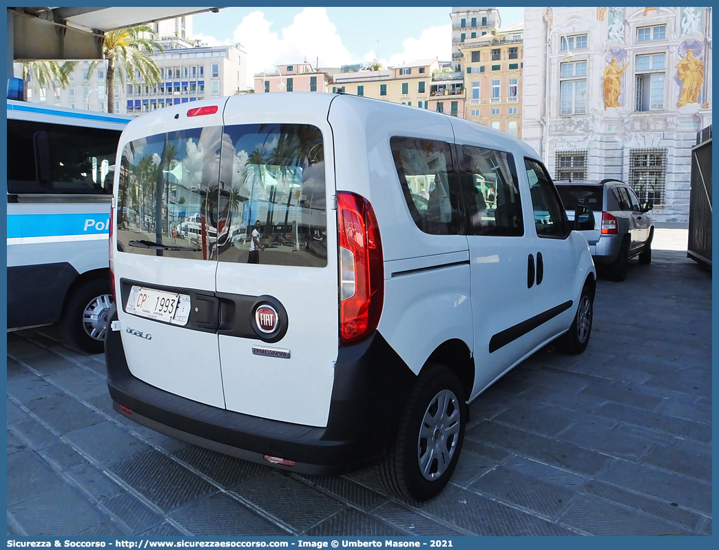 CP 1993
Corpo delle Capitanerie di Porto
Guardia Costiera 
Fiat Doblò II serie restyling
Parole chiave: CP;C.P.;GC;G.C.;Guardia;Costiera;Capitaneria;Capitanerie;Porto;Guardia;Costiera;Fiat;Doblò;Doblo