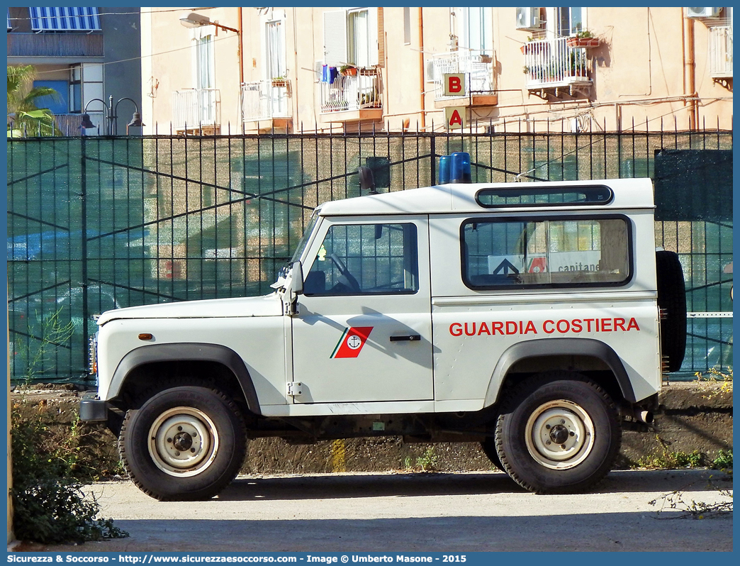 -
Corpo delle Capitanerie di Porto
Guardia Costiera
Land Rover Defender 90
Parole chiave: CP;GC;C.P.;G.C.;Guardia Costiera;Capitaneria di Porto;Capitanerie di Porto;Land Rover;Defender;90