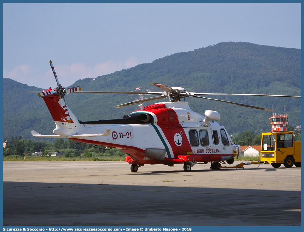 MM81741 / 11-01 "Nemo 01"
Corpo delle Capitanerie di Porto
Guardia Costiera 
Agusta Westland AW139
Parole chiave: CP;C.P.;Guardia;Costiera;Capitaneria;Capitanerie;di;Porto;Agusta;Westland;AW139