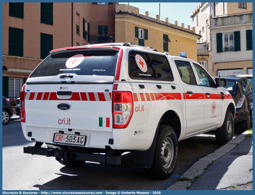 CRI 503AG
Croce Rossa Italiana
Ford Ranger IV serie
Allestitore DiviTec S.r.l.
Parole chiave: CRI;C.R.I.;Croce;Rossa;Italiana;Ford;Ranger;Divitec