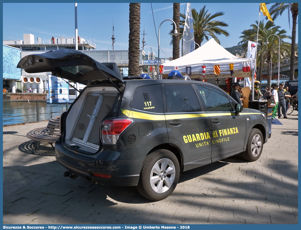 GdiF 696BM
Guardia di Finanza
Unità Cinofile
Subaru Forester VI serie restyling
Allestitore Cita Seconda S.r.l.
Parole chiave: GdiF;G.D.F.;GDF;Guardia di Finanza;Unità;Cinofile;Subaru;Forester