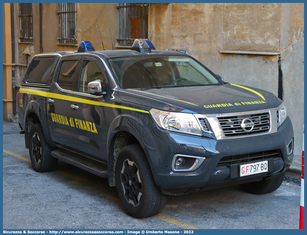 GdiF 797BQ
Guardia di Finanza
Nissan Navara III serie
Parole chiave: GdiF;G.D.F.;GDF;Guardia di Finanza;Nissan;Navara